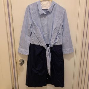 NWT Light blue and navy dress
